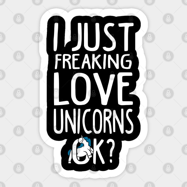 Funny Unicorn Gift Sticker by KsuAnn